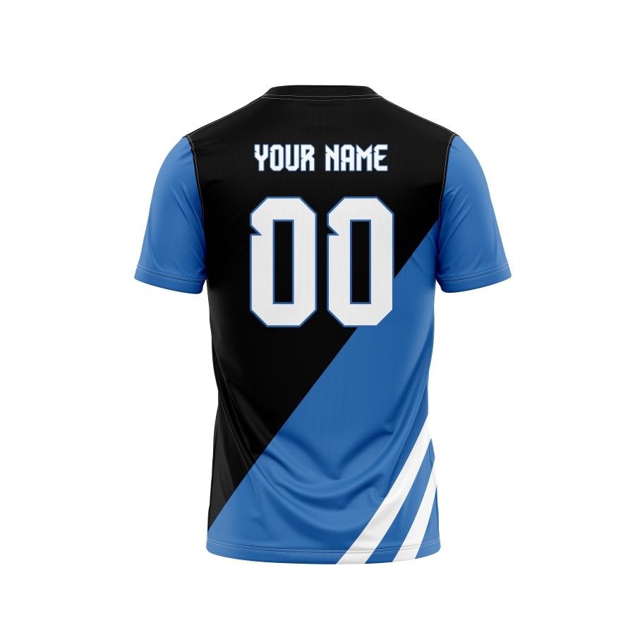 Blue Stripes Customized Football Team Jersey Design  Customized Football  Jerseys Online India - TheSportStuff