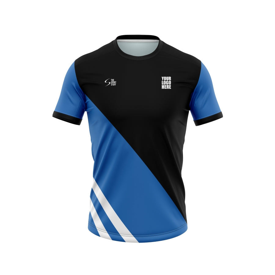 Buy Men's Black Football Jersey | Football Jersey Online India - TheSportStuff M / Without Custom Name & Number at Back