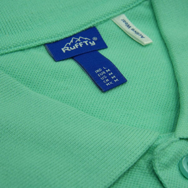 Coral Green Custom Polo TShirt - The Sport Stuff