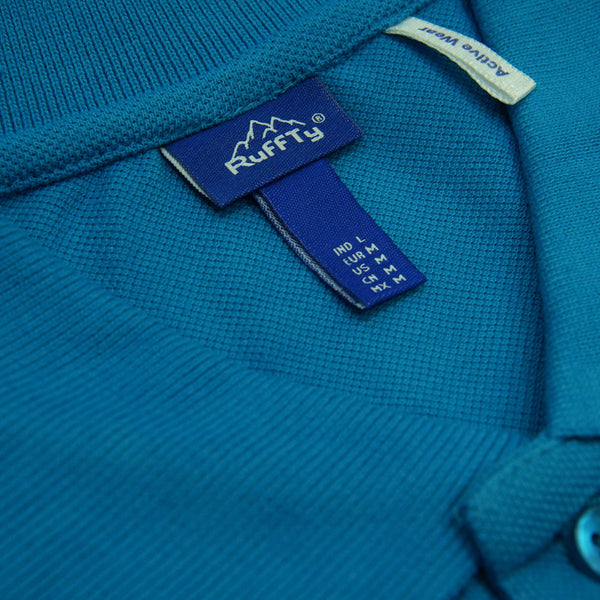 Electric Blue Custom Polo TShirt - The Sport Stuff