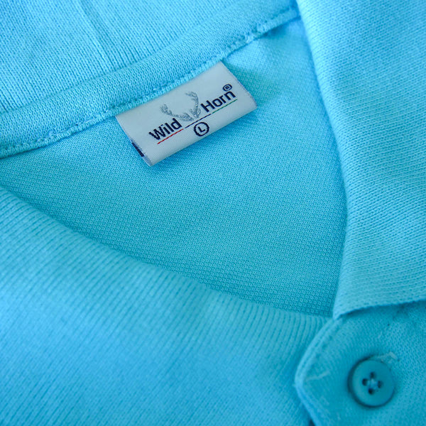 Aqua Cotton Custom Polo TShirt - The Sport Stuff