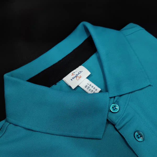 Aquamarine Custom Polo TShirt - The Sport Stuff