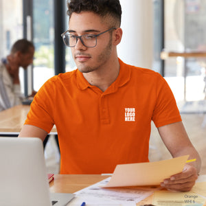 Orange Custom Polo TShirt - The Sport Stuff