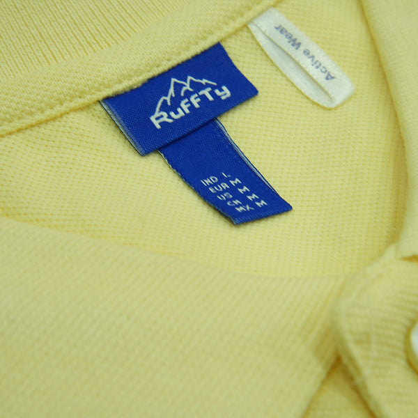 Lemon Cotton Custom Polo TShirt with Logo - The Sport Stuff