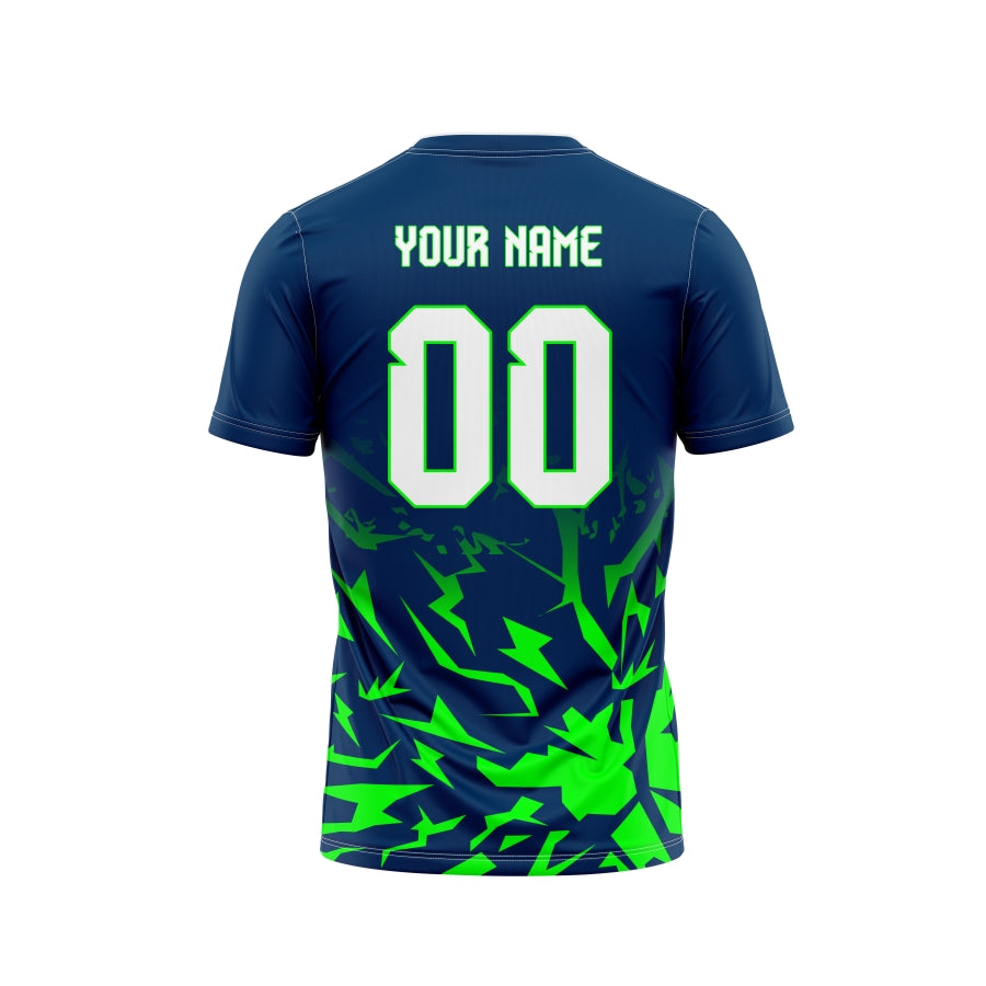 Electric Green Customized Football Team Jersey Design | Customized ...