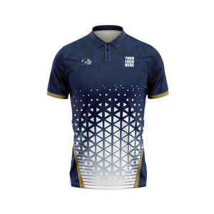 White Triangle Custom Cricket Jersey - The Sport Stuff