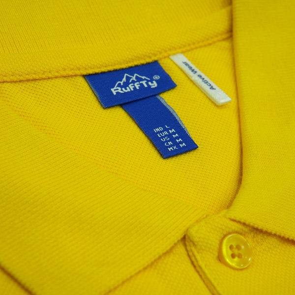 Yellow Cotton Custom Polo TShirt - The Sport Stuff