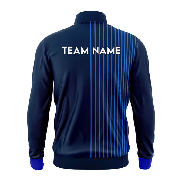 Blue Stripes Custom Team Jacket - The Sport Stuff