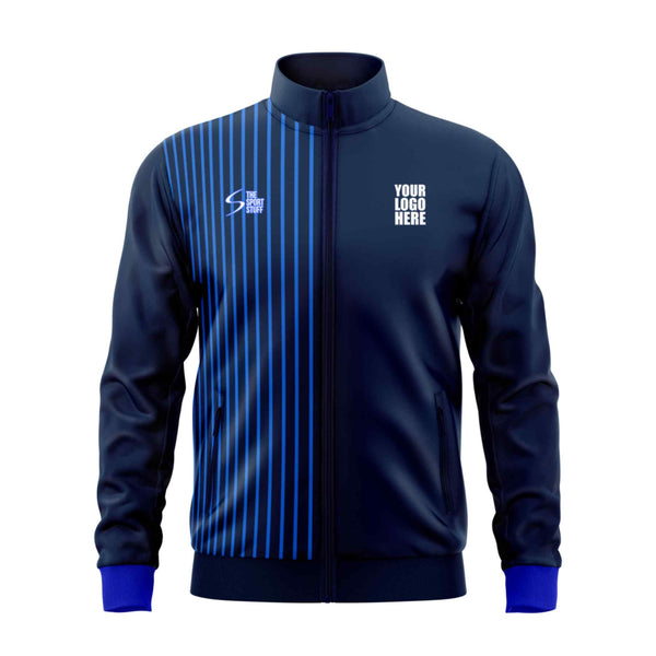 Blue Stripes Custom Team Jacket - The Sport Stuff