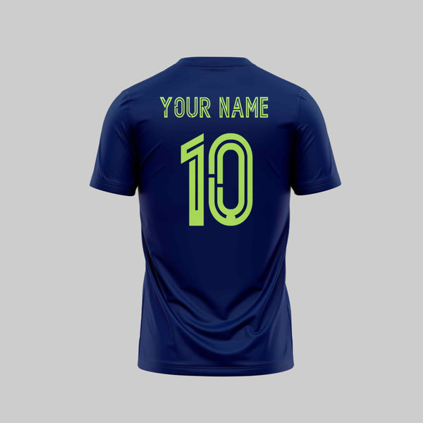 Fluoro Diamond Custom Football Jersey