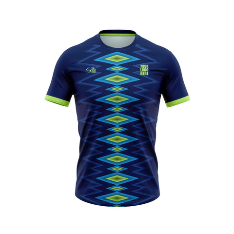 Fluoro Diamond Custom Football Jersey