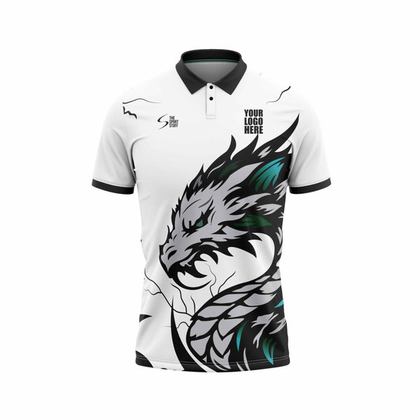 Grey Hawk Customized Cricket Jersey Design - The Sport Stuff