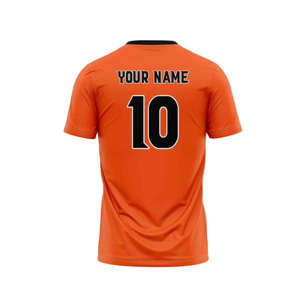 Orange Badminton Custom Jersey - The Sport Stuff