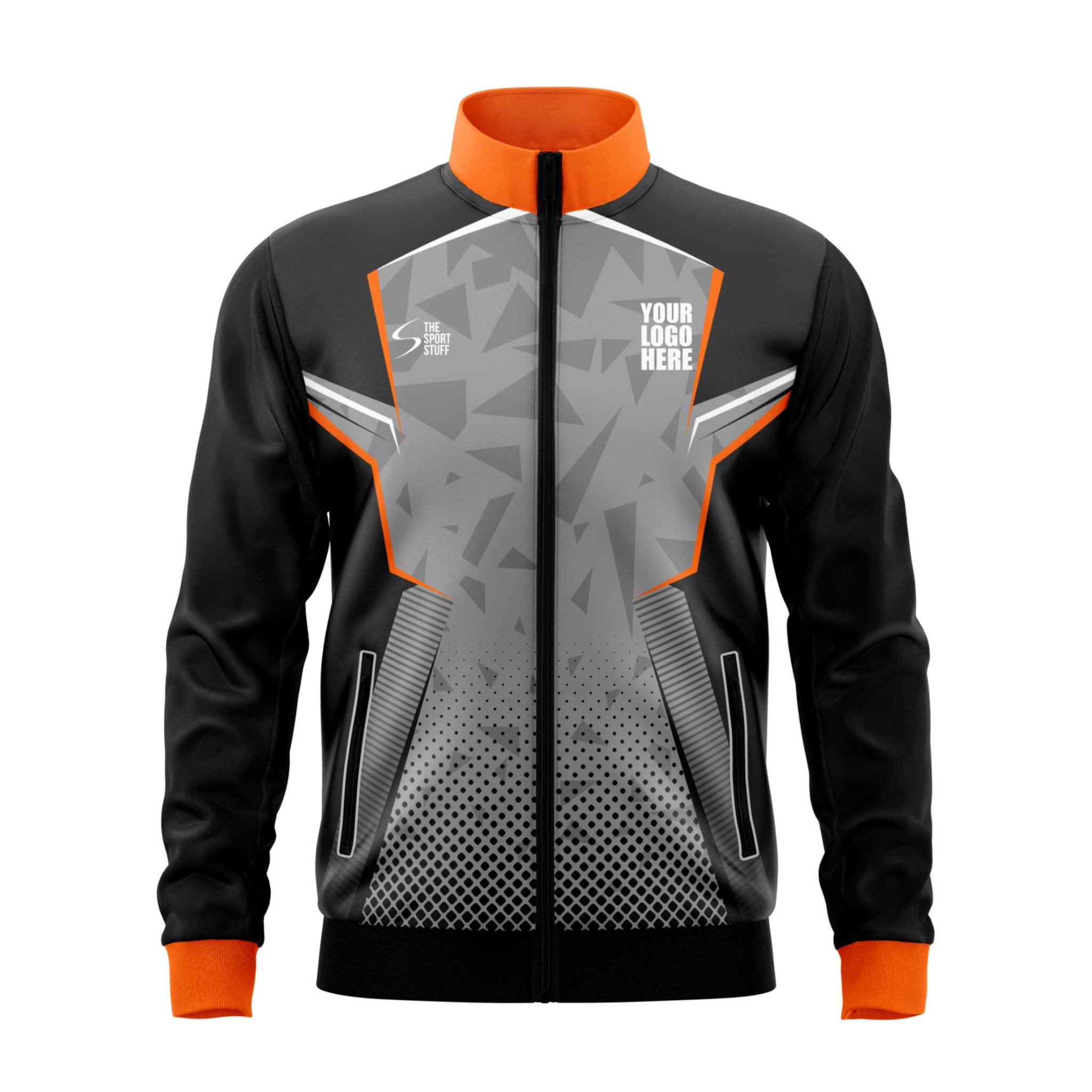 Orange Steel Custom Sports Team Jacket - The Sport Stuff