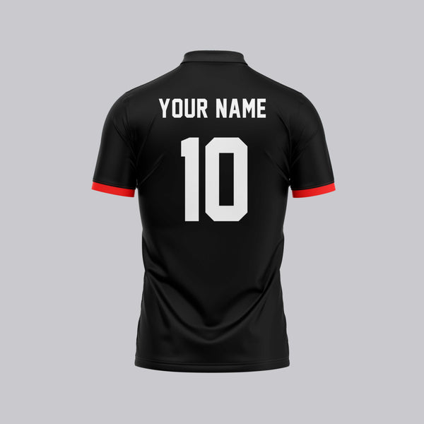 Red Drops Customized Cricket Team Jersey Design - The Sport Stuff