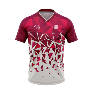 Red Triangle Customized Football Team Jersey Design  Customized Football  Jerseys Online India - TheSportStuff