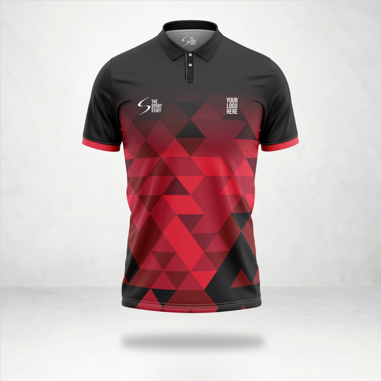 BLACK RED CRICKET JERSEY in 2023  Cricket t shirt design, Polo