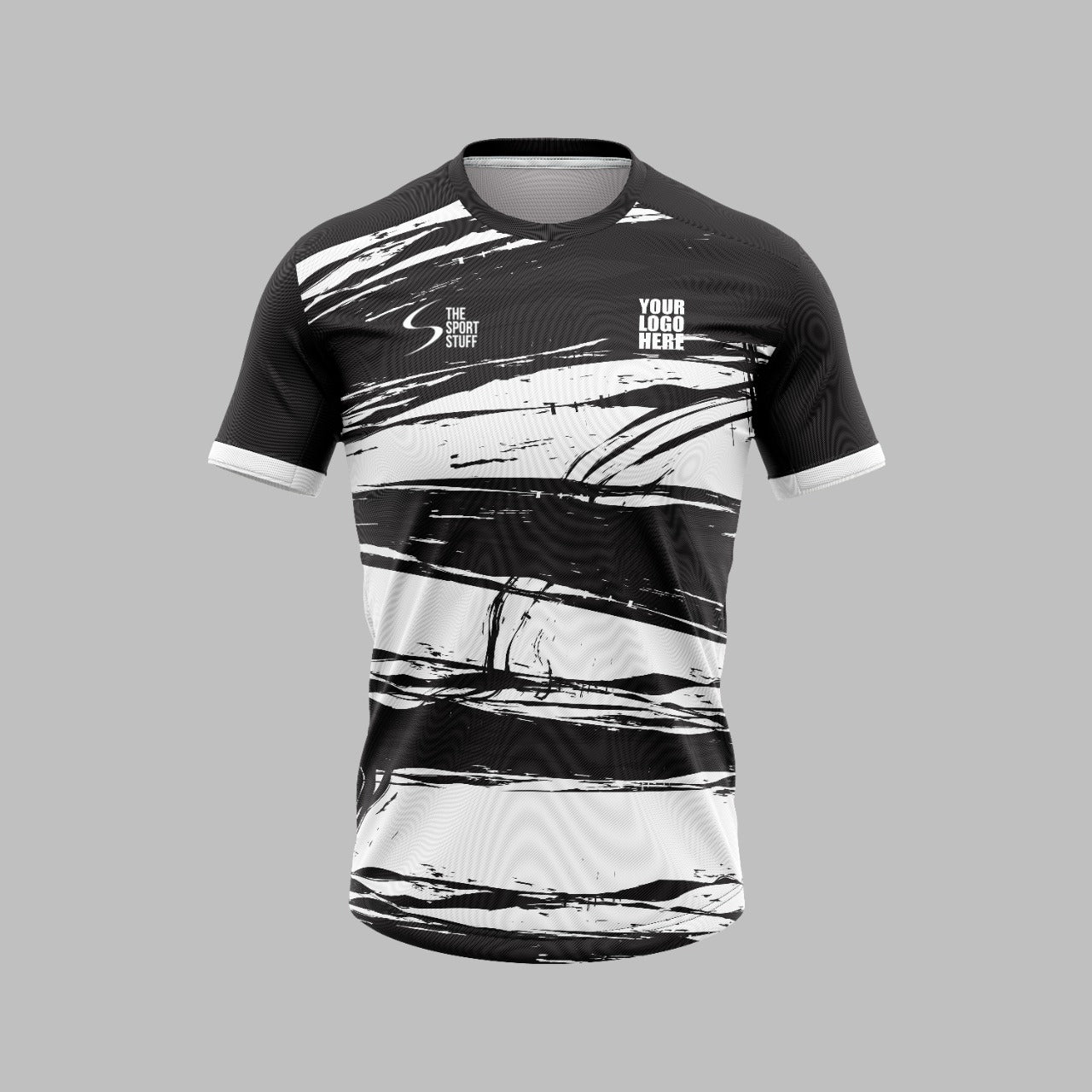 Black White Customized Football Team Jersey Design  Customized Football  Jerseys Online India - TheSportStuff